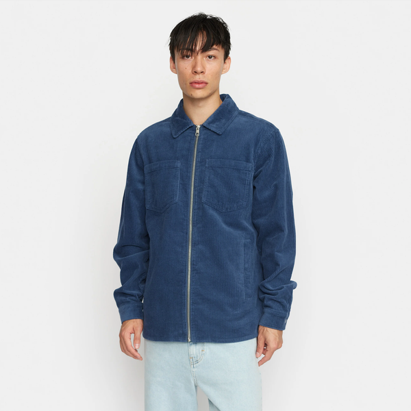 RVLT Revolution | 3970 Overshirt With Zipper | Blue