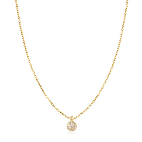 Ania Haie Gold Sphere Pave Necklace - Dusk Divas