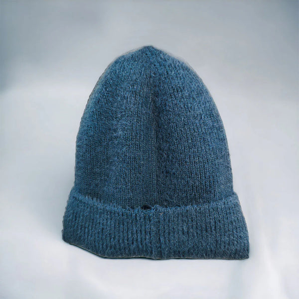 Joya Fleece Lined Wool Hat Blue