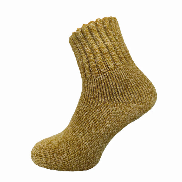 Joya 7-11 Thick Wool Blend Socks Mustard