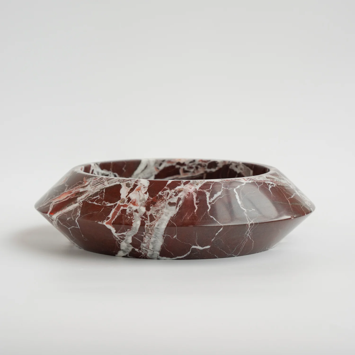 Kiwano Concept Rosso Marble Levanto Eclipse Bowl