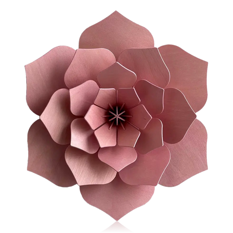 Lovi 24cm Flower Wall Decoration Pink