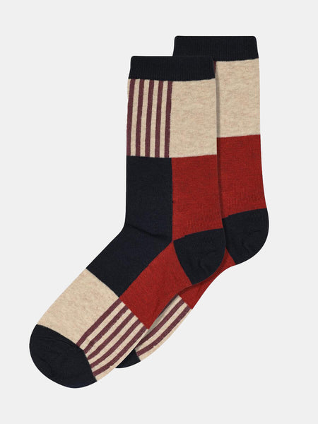 mp Denmark Cindy Socks - Red Ochre