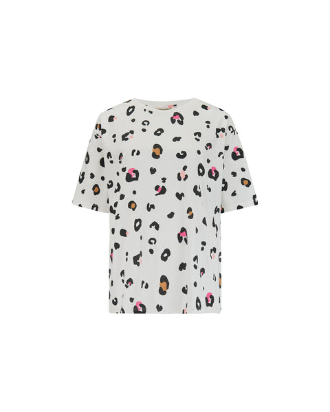 Sugarhill Brighton Kinsley Relaxed Pop Leopard Tee