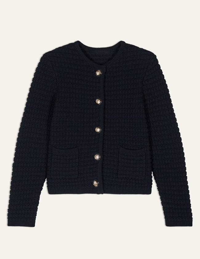 BA&SH Ba&sh - Gaspard Cardigan - Marine