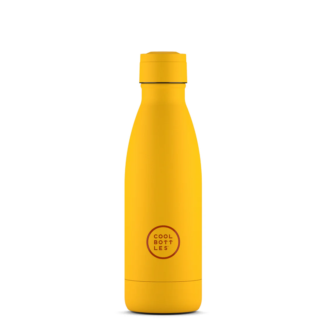 Cool Bottles 350ml Vivid Yellow Thermos Bottle