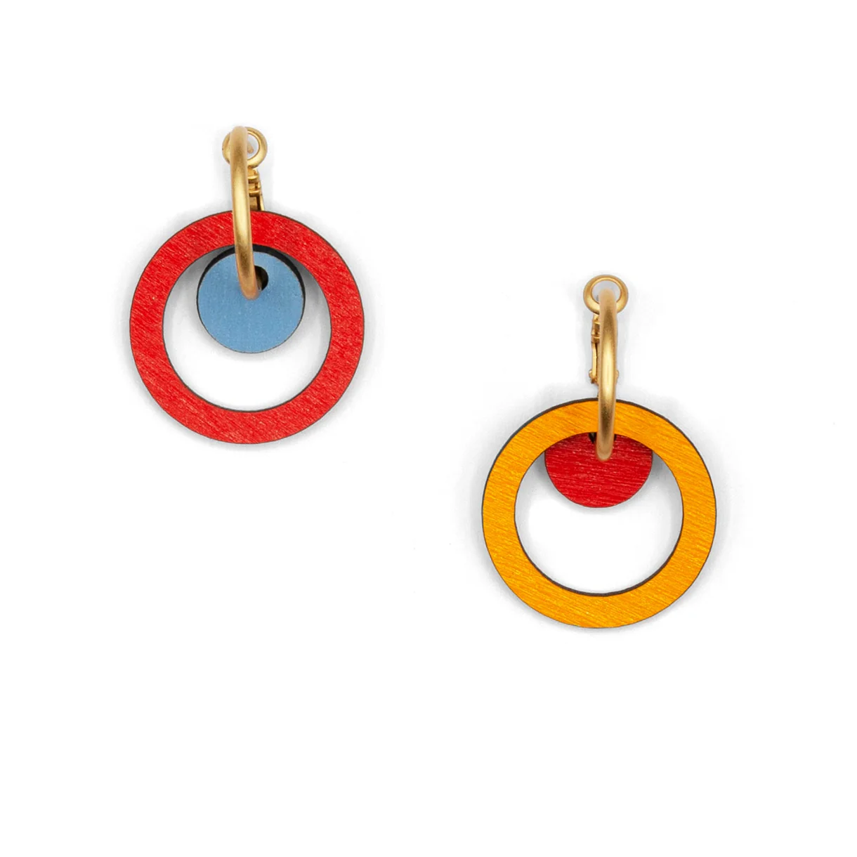 Materia Rica Circle and Hoops Earrings