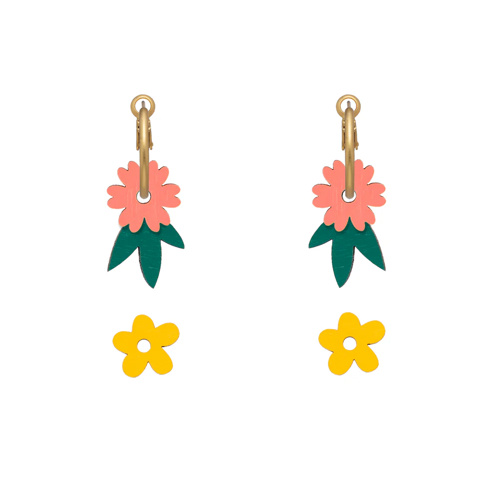 Materia Rica Garden Flowers Earrings