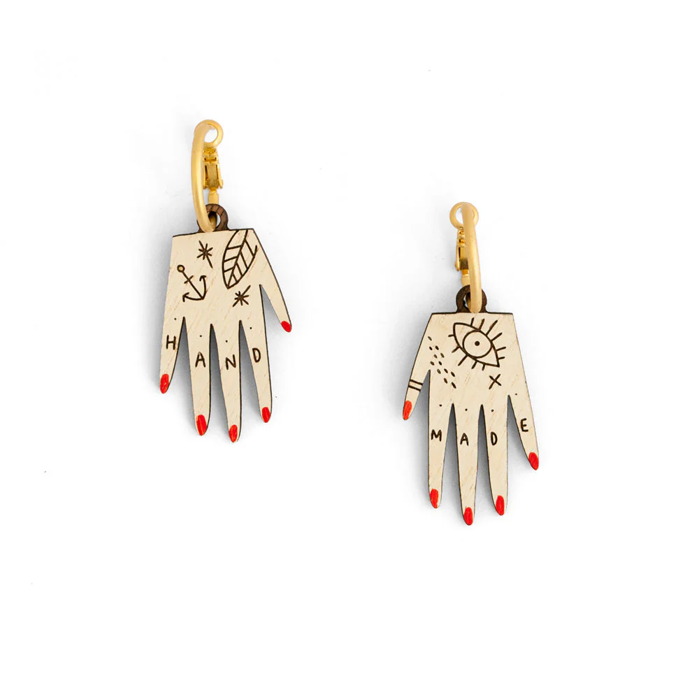 Materia Rica Hand Earrings