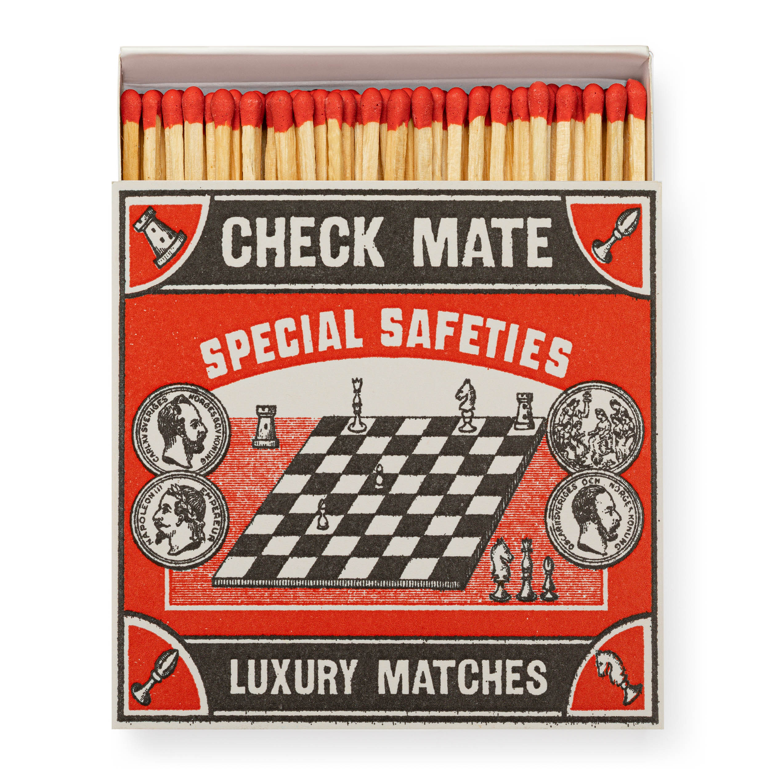 Archivist Luxury Matches -  The Chess Match