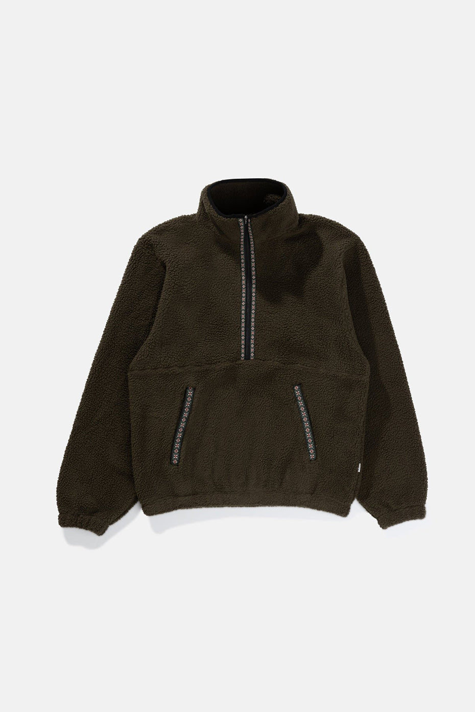 Rhythm. Olive Sherpa Pullover