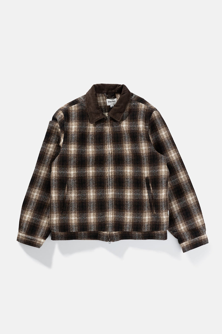 Rhythm. Brown James Check Jacket