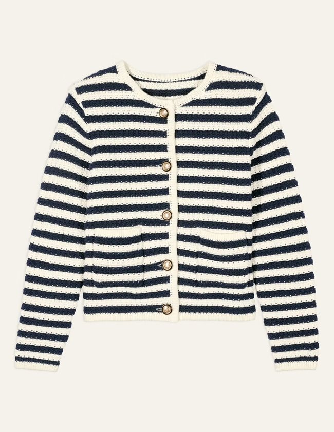 BA&SH Ba&sh - Gaspard Cardigan - Ecru Stripe