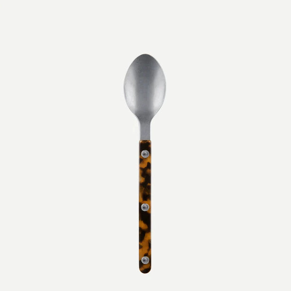 Sabre Bistrot Vintage Tortoise Dessert Spoon - Faux Tortoise