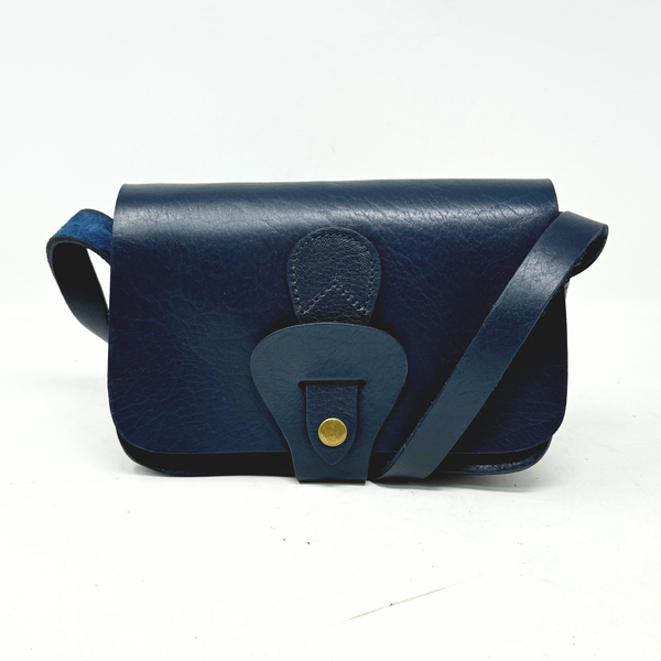 Atelier Marrakech Noah Leather Wallet Crossbody Bag Blue