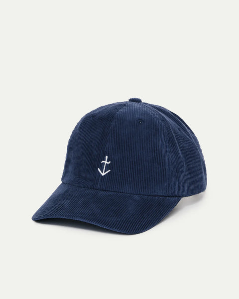 La Paz Santos Cap In Blue Oceana Baby Cord