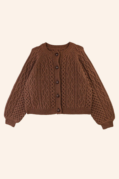 Meadows Quincy Brown Cardigan