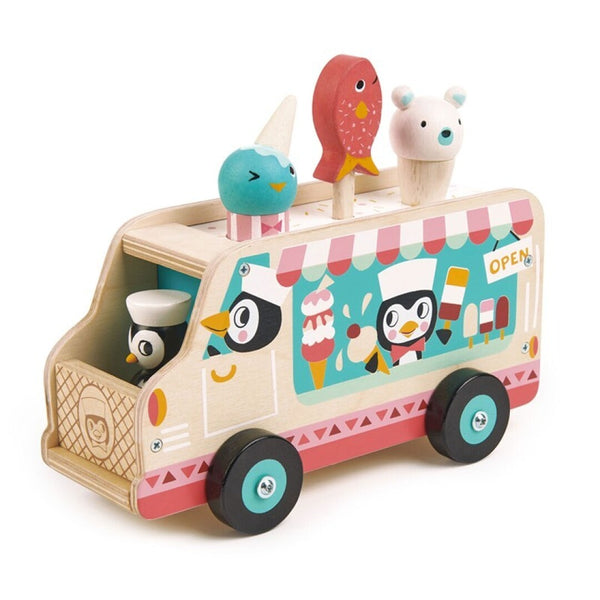 Tender Leaf Toys Furgoneta De Helados Penguin