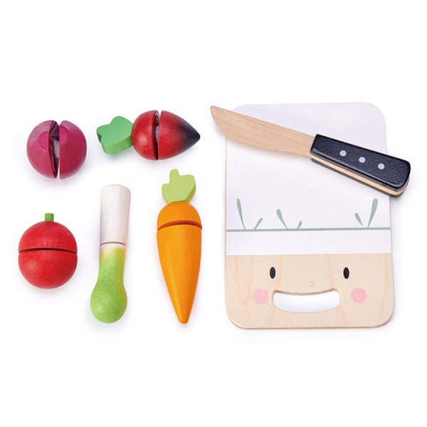 Tender Leaf Toys Tabla De Cortar Mini Chef