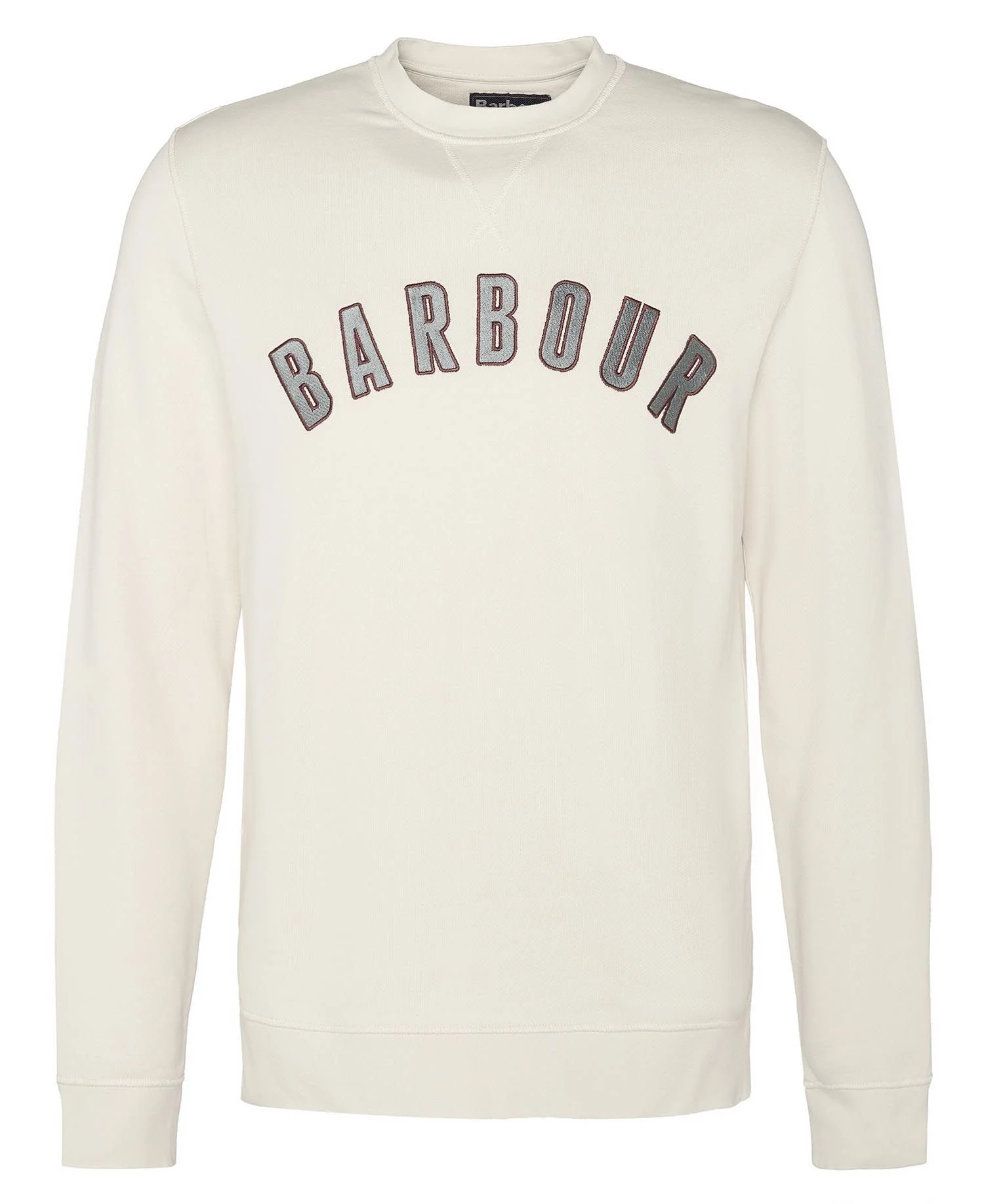 Barbour Barbour Danby Logo Sweatshirt Light Grey