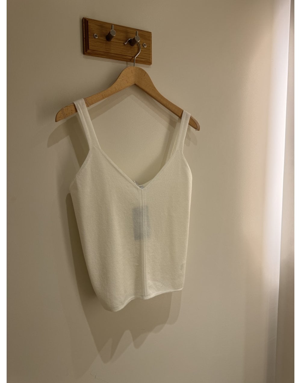 Neera Neera V Neck Crop Vest Top Size: Xs/s, Col: Ecru