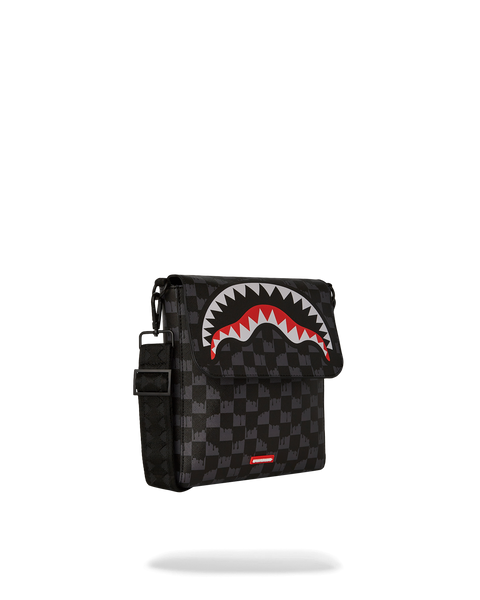 Sprayground Drip Check Shark Messenger Sling 910b6572nsz