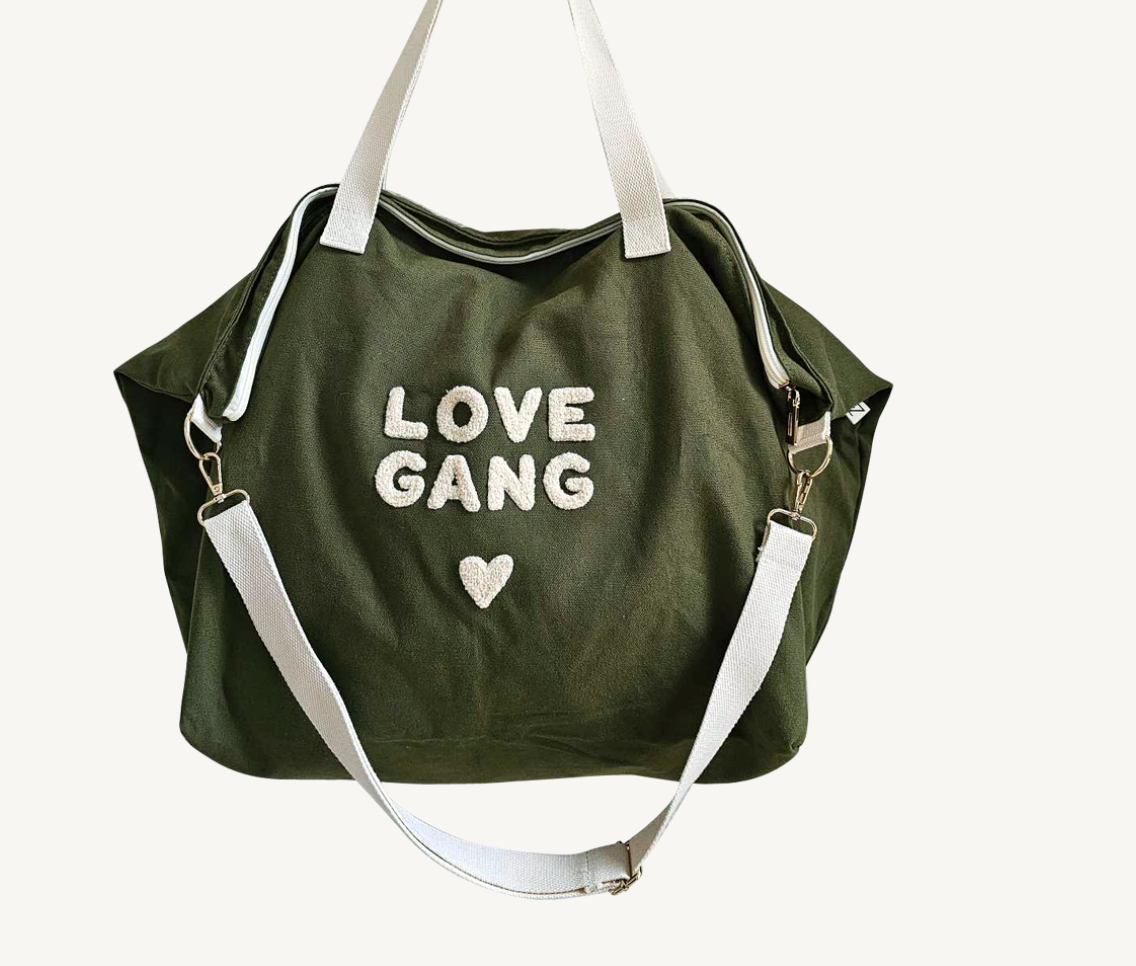 Nomade&Poetic SAC Toile Love Gang 