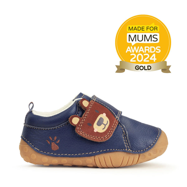 StartRite Bear Hug Leather Prewalker Shoes (navy) 19-21.5