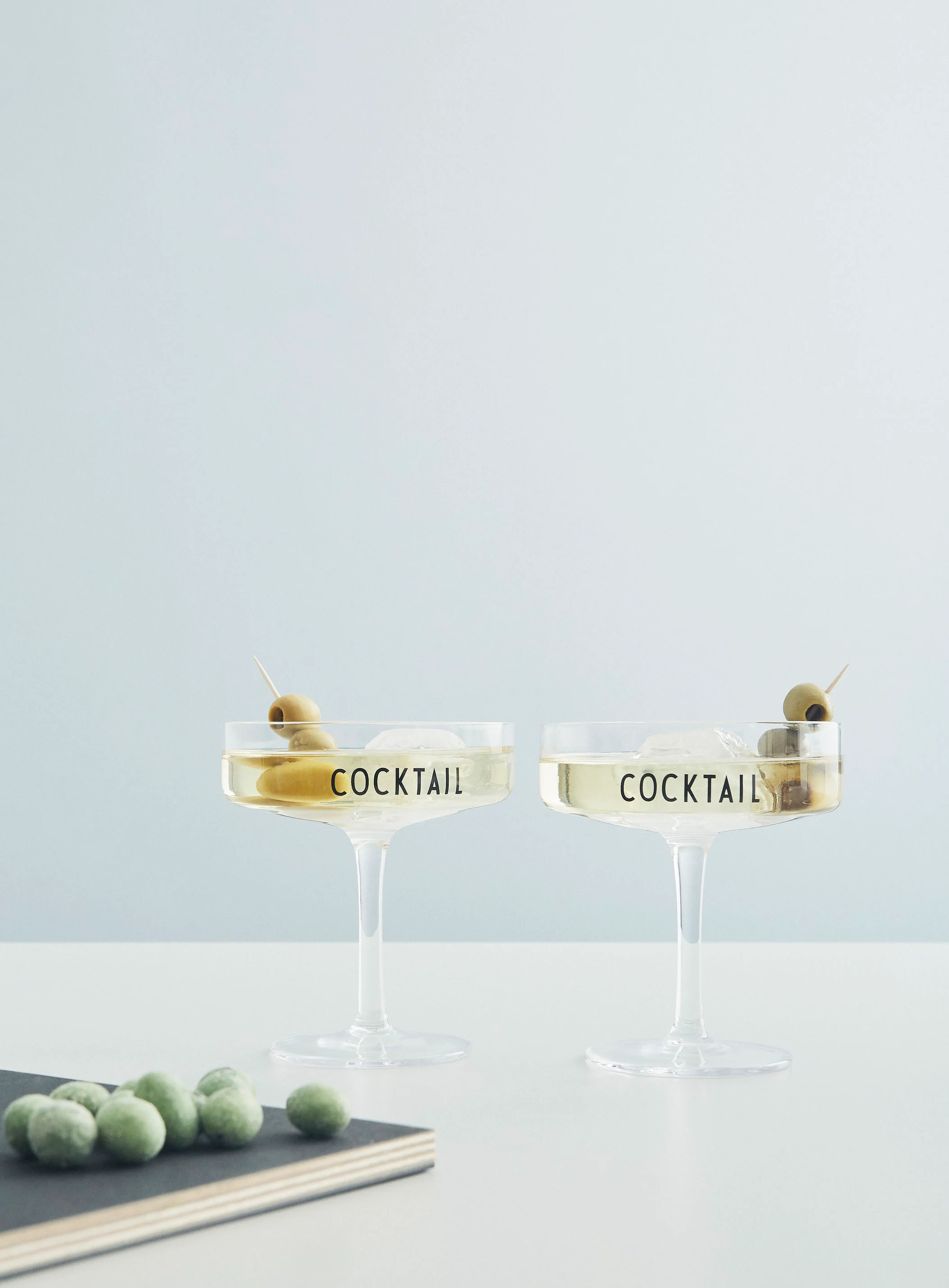 Design Letters Cocktail Glasses 