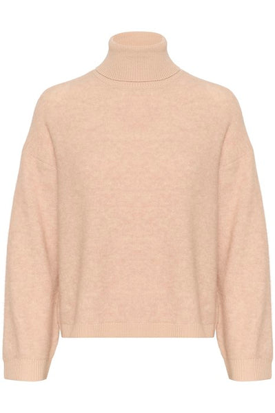 Soaked in Luxury  Sljessie Semolina Melange Knit Jumper