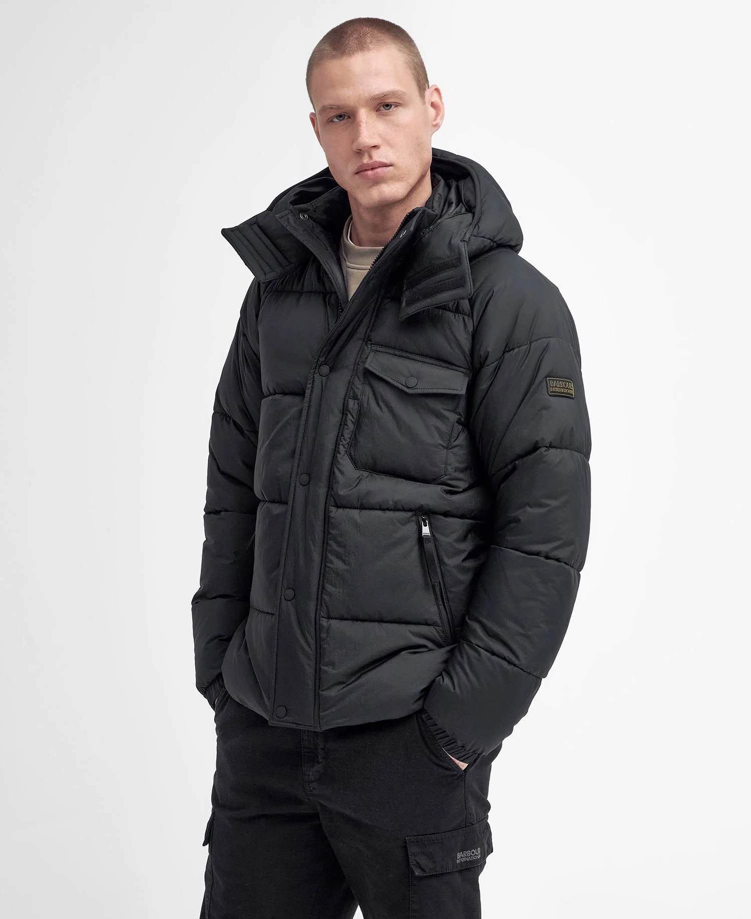 Barbour Barbour International Haze Puffa Jacket Black