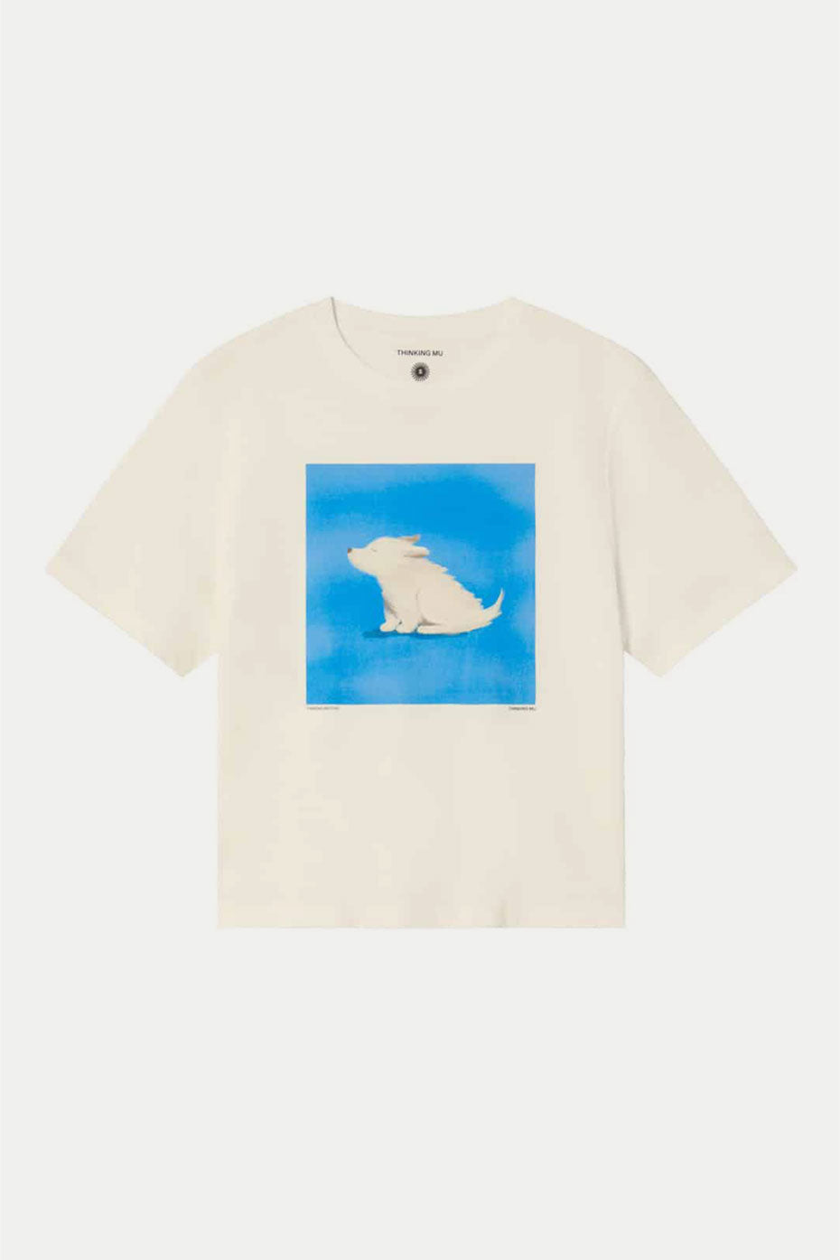 Thinking Mu White Animals Lucia Tee