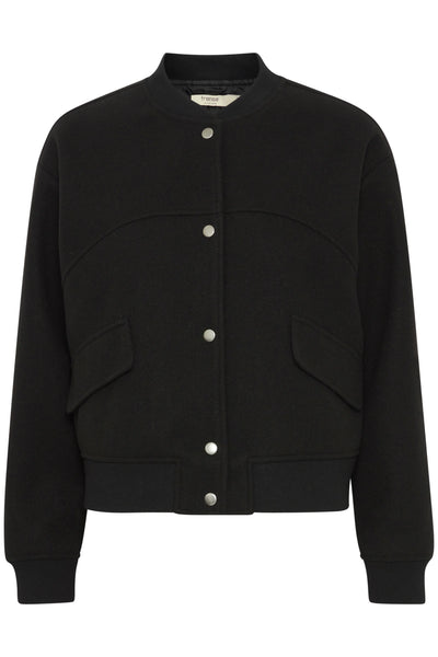 Fransa Bombi Jacket In Black