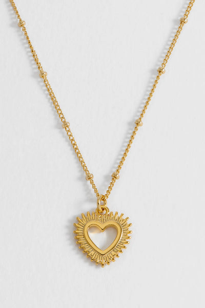 Estella Bartlett  Heartburst Necklace - Gold