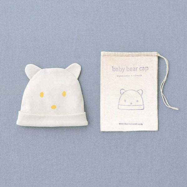 Fog Linen Work Baby Bear Cap