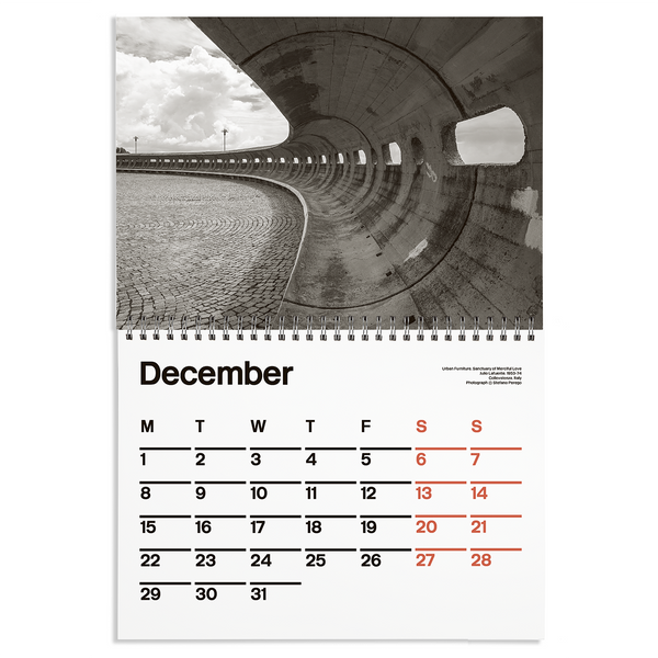 Blue Crow Media Brutalist Calendar 2025