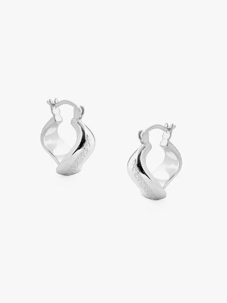 Tutti & Co Shadow Earrings Silver