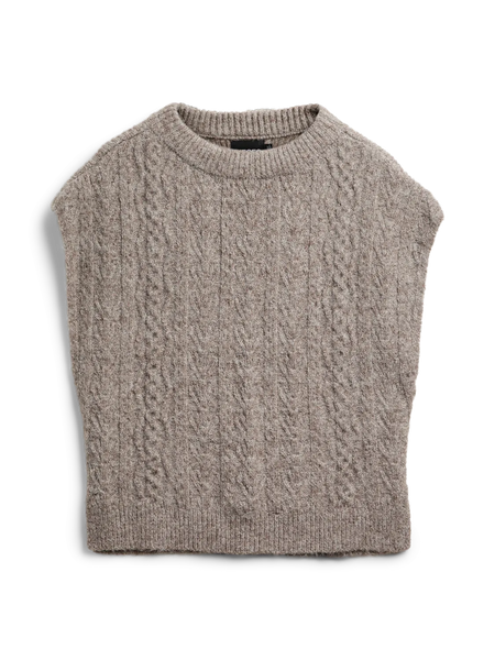 Pieces Nosie Knitted Vest Fossil