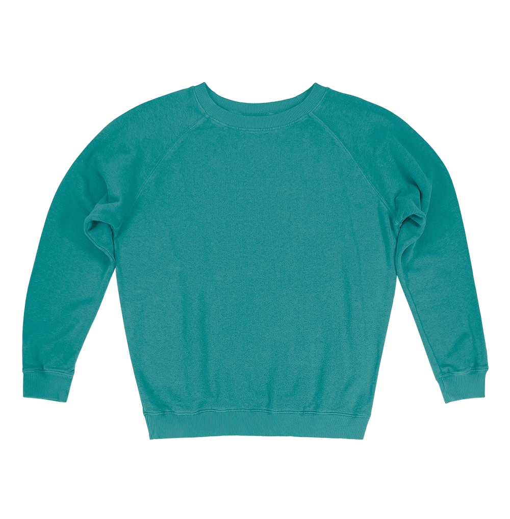 Jungmaven Bonfire Raglan Sweatshirt | Teal