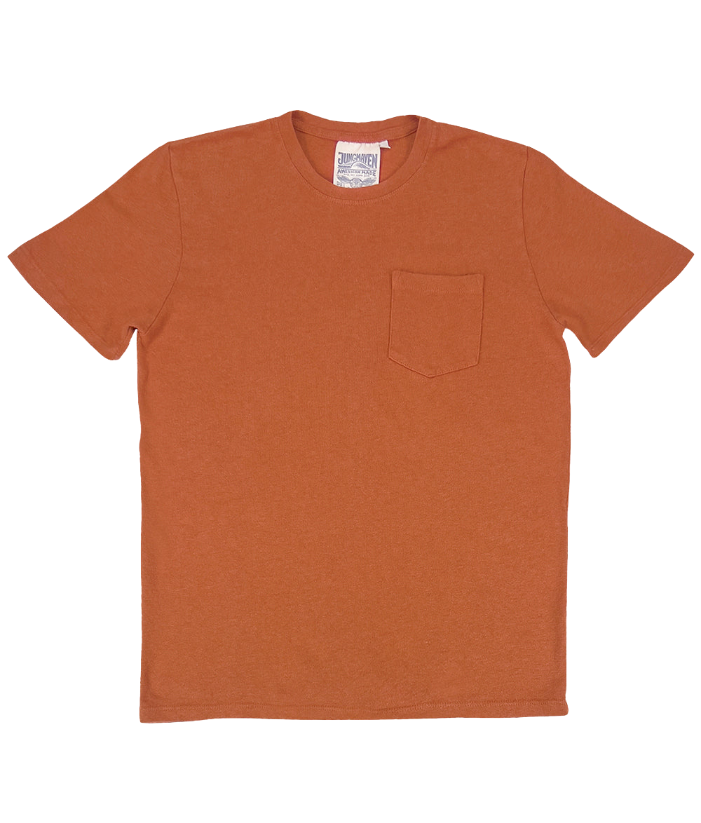 Jungmaven Baja Pocket Tee | Rooibos Tea