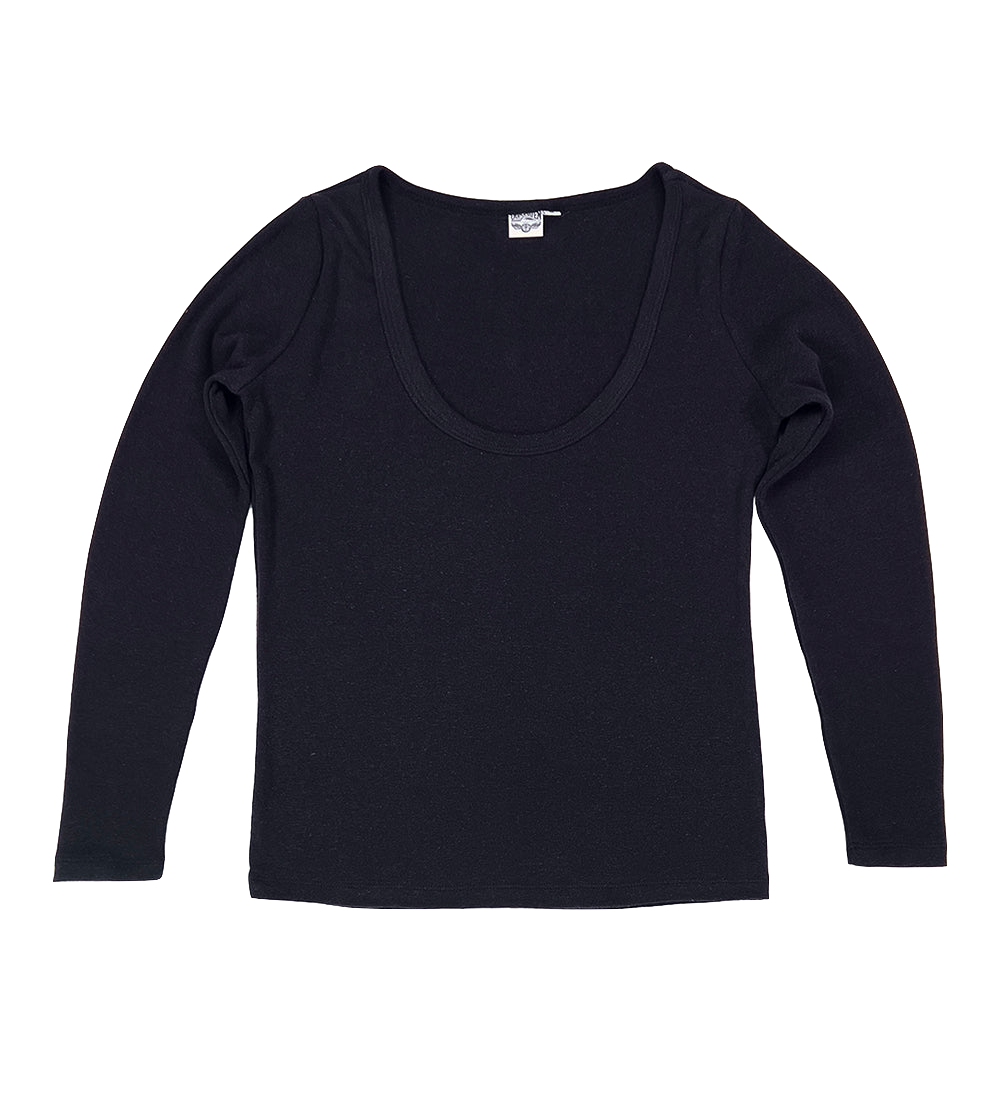 Jungmaven Paseo Long Sleeve Tee | Black