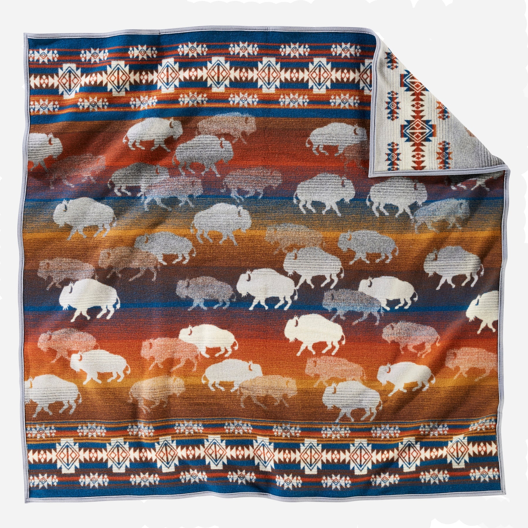 Pendleton Jacquard Throw | Prairie Rush Hour Grey