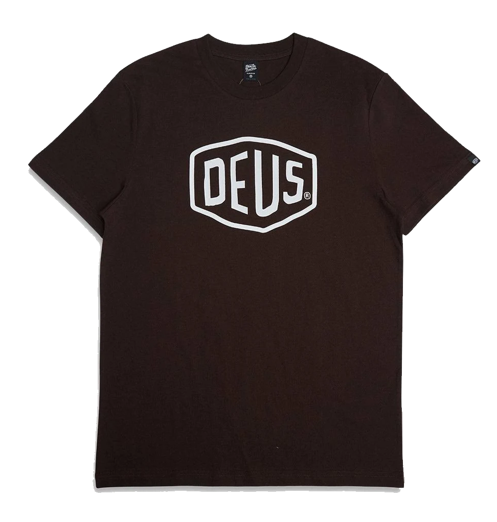 Deus Ex Machina Deus Ex Machina Shield Tee Choc Brown