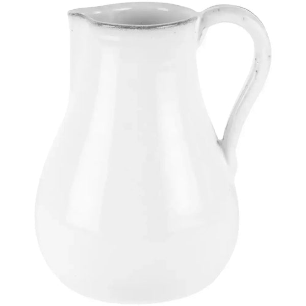 Grand Illusions Vintage Style Glazed White Jug