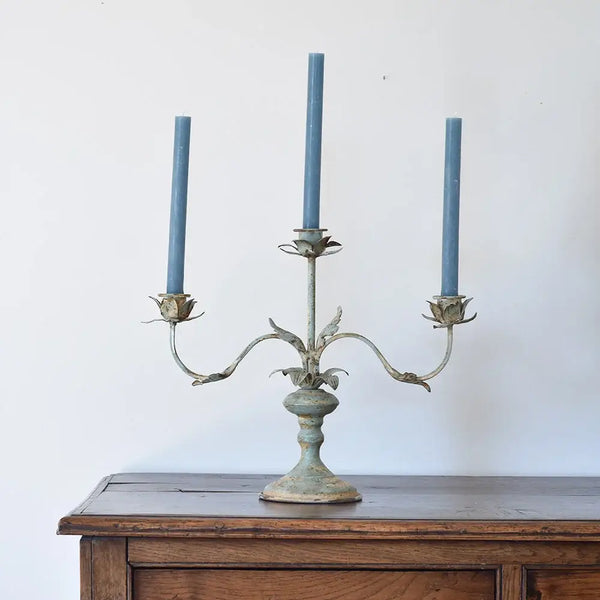 Grand Illusions Vintage Style Metal Candelabra