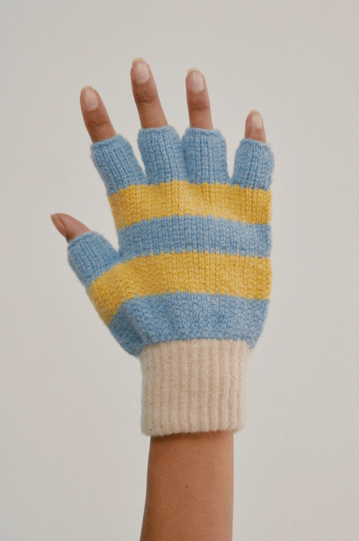 Howlin' Striped No Fingers Ice Gloves