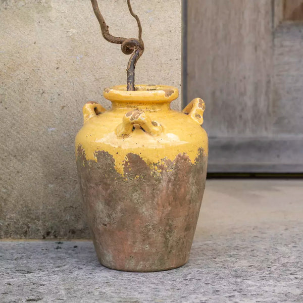 Grand Illusions Lola - Yellow Terracotta Urn