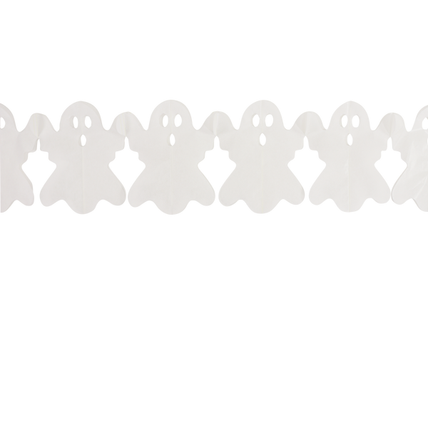 studio THIE (The Conscious & Paper Dreams) Paper Dreams Halloween Ghost Garland Decoration, 3m