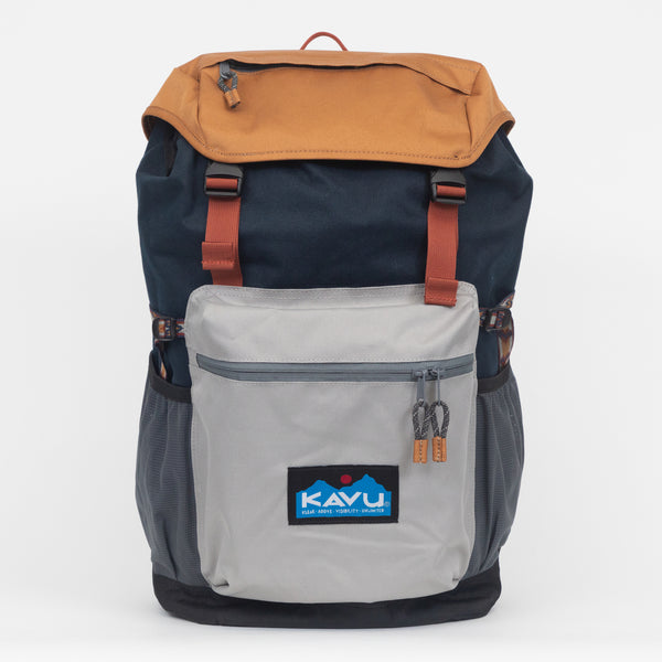 Kavu Timaru Backpack In Grey & Brown