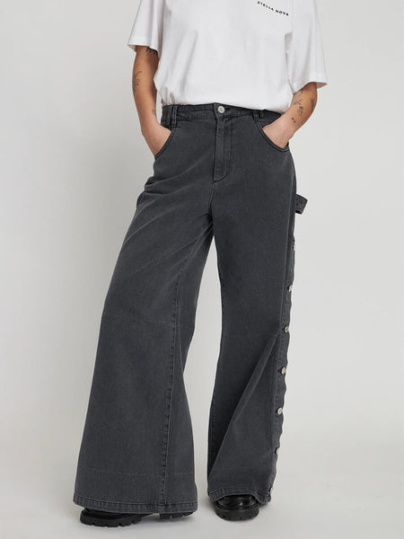 Stella Nova Washed Black Denim Pants